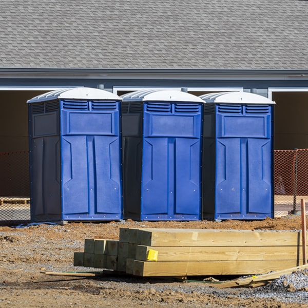 what is the cost difference between standard and deluxe portable toilet rentals in Nickerson KS